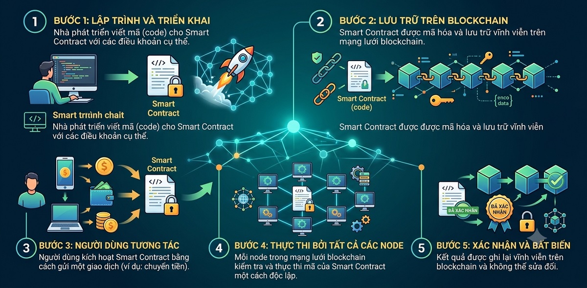 Cách hoạt động của Smart Contract