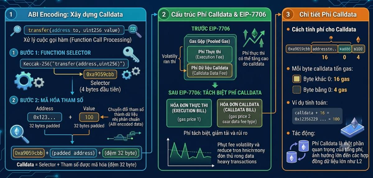 Calldata và ABI Encoding
