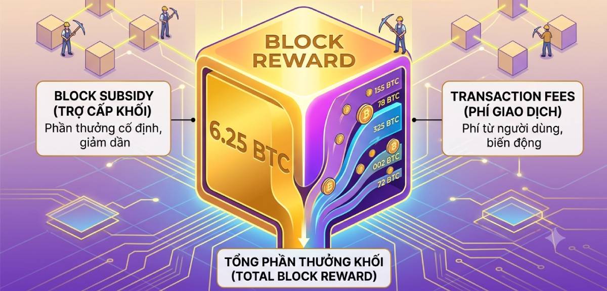 Cấu trúc Block Reward