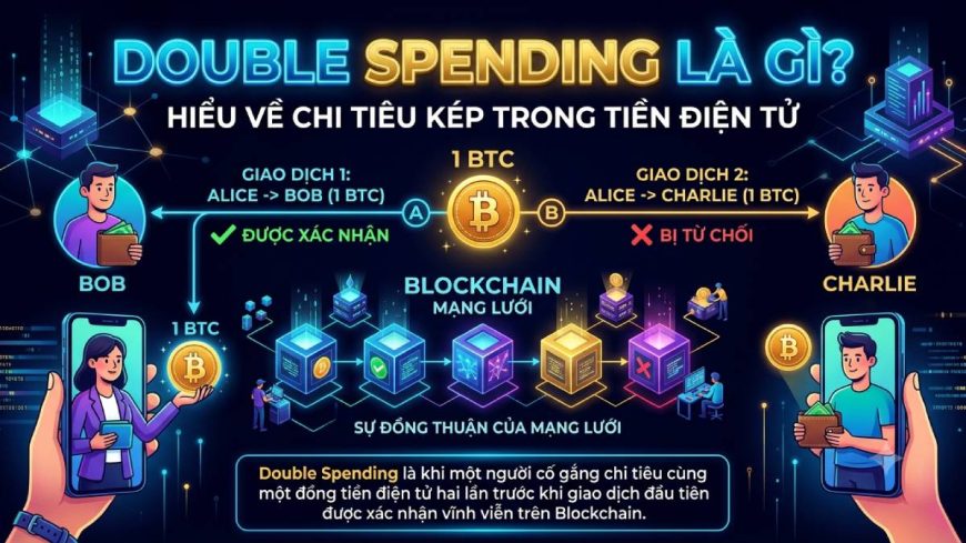 Double Spending là gì? Blockchain giải quyết thế nào? Double Spending là gì? Blockchain giải quyết thế nào?
