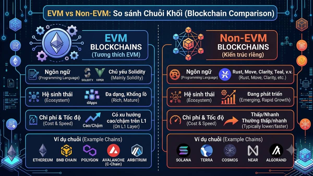 EVM và Non-EVM