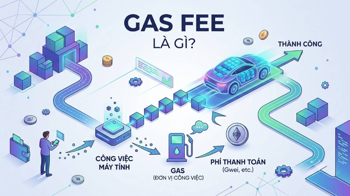 Gas Fee là gì? Vì sao phải trả phí giao dịch Blockchain? 1 Gas Fee