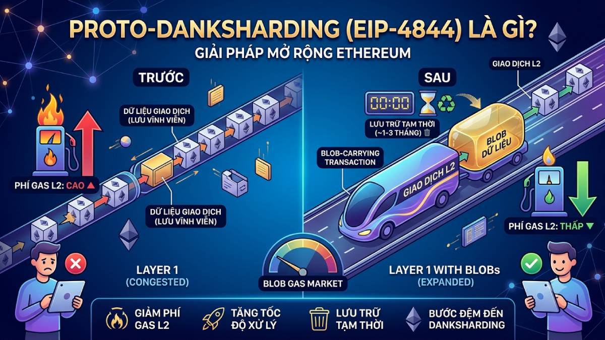 Proto-Danksharding (EIP-4844) là gì? Blob & Phí Layer-2 1 Proto-Danksharding