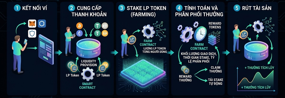Quy trình Yield Farming