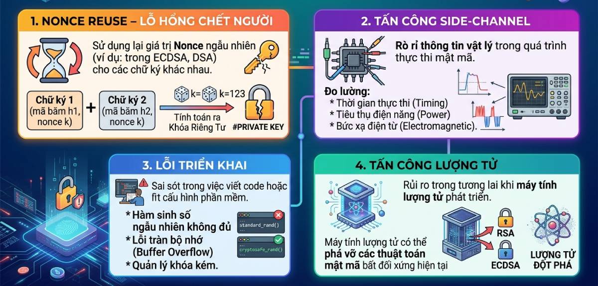 Digital Signature là gì? Blockchain xác thực giao dịch thế nào? 3 Rủi ro của Digital Signature