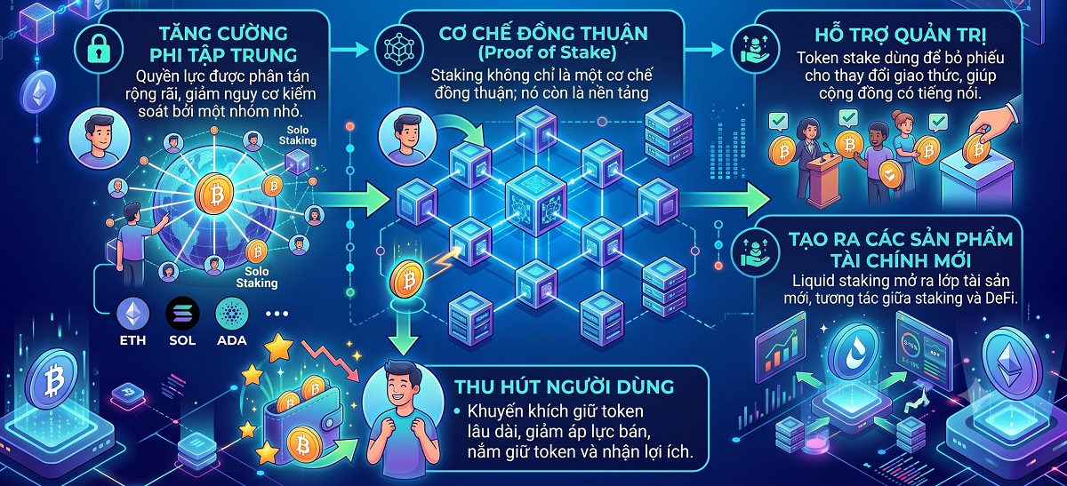 Vai trò của Staking