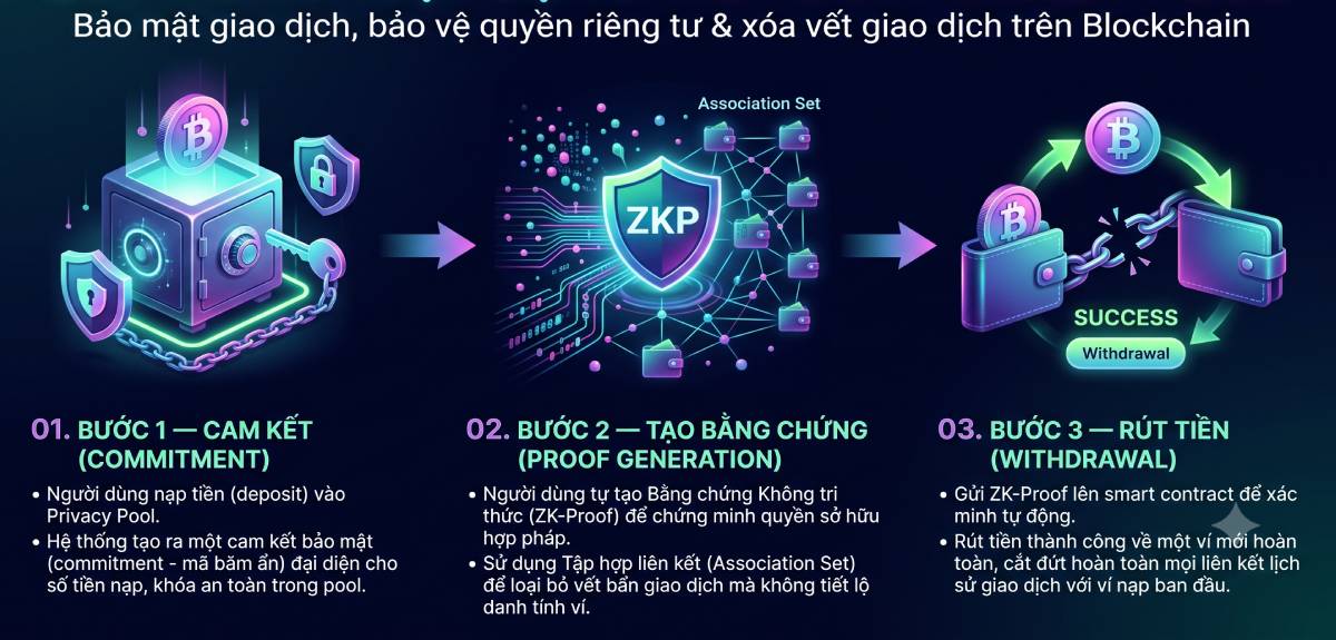 Quy trình hoạt động Privacy Pool